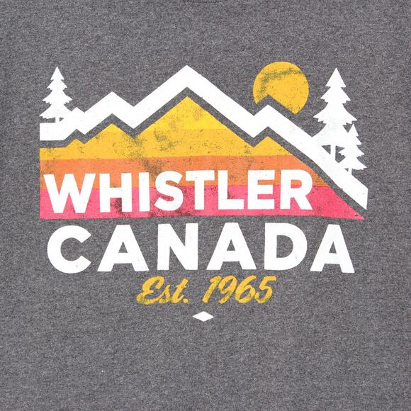 Whistler Canada Grey Comfortable Tshirt Size Large - Picture 2 of 3